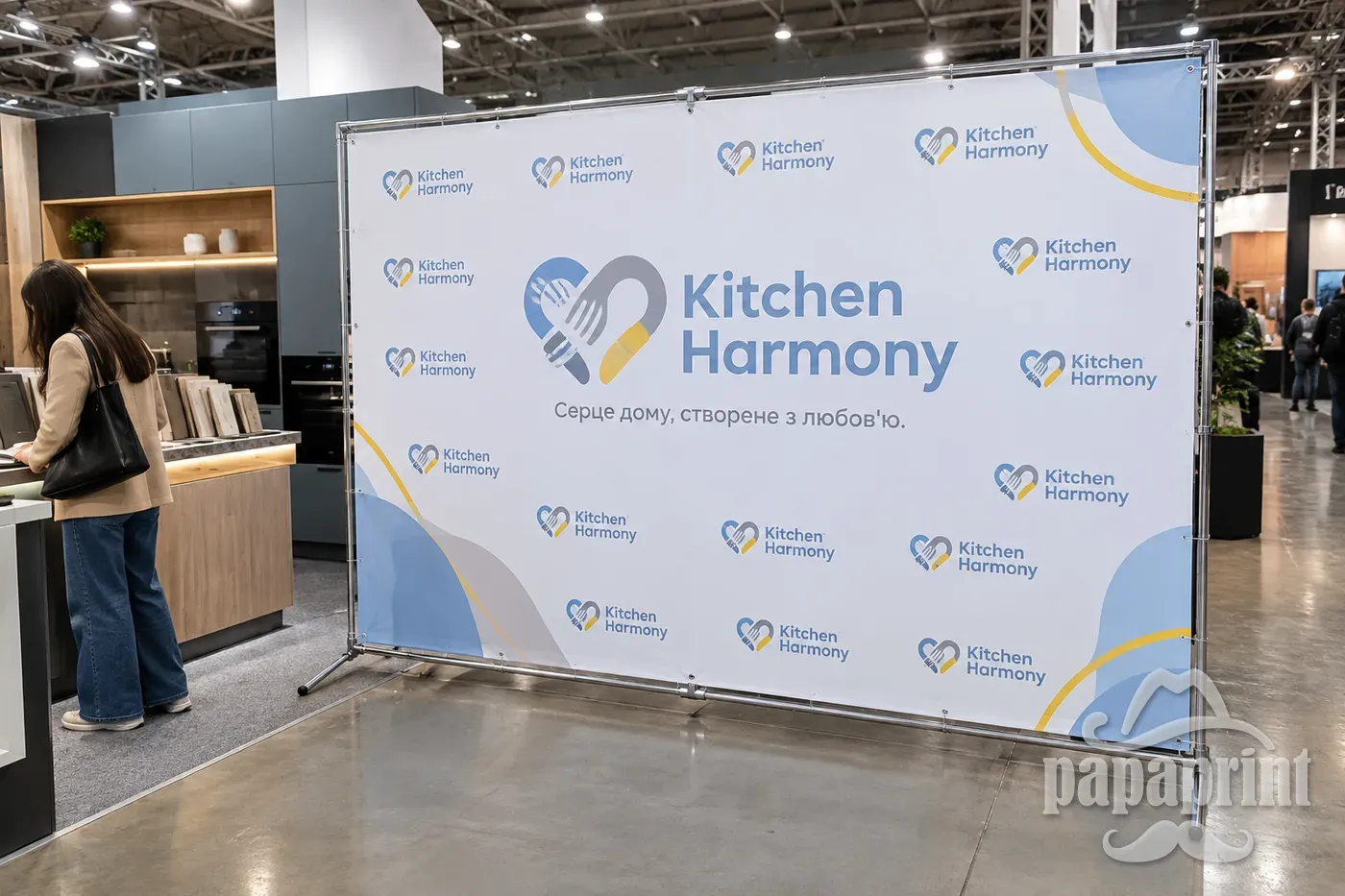 Бренд-вол Хром DUO для Kitchen Harmony на виставці