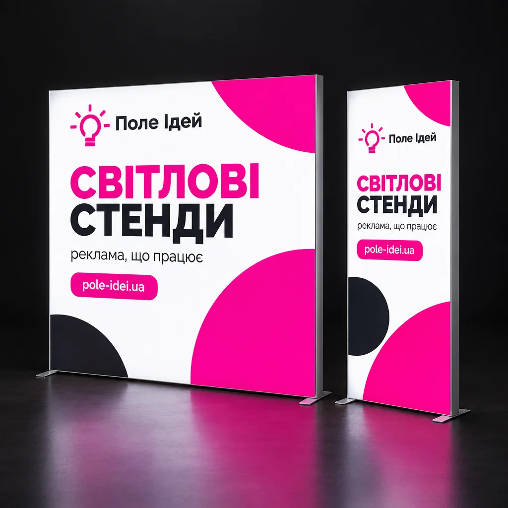 Мобільні світлові стенди