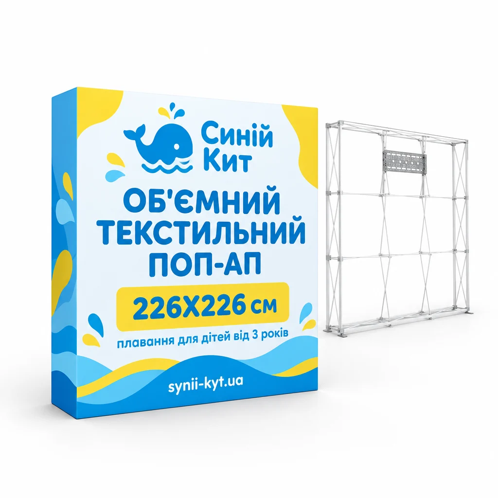 Поп-Ап Стенд тканинний об'ємний