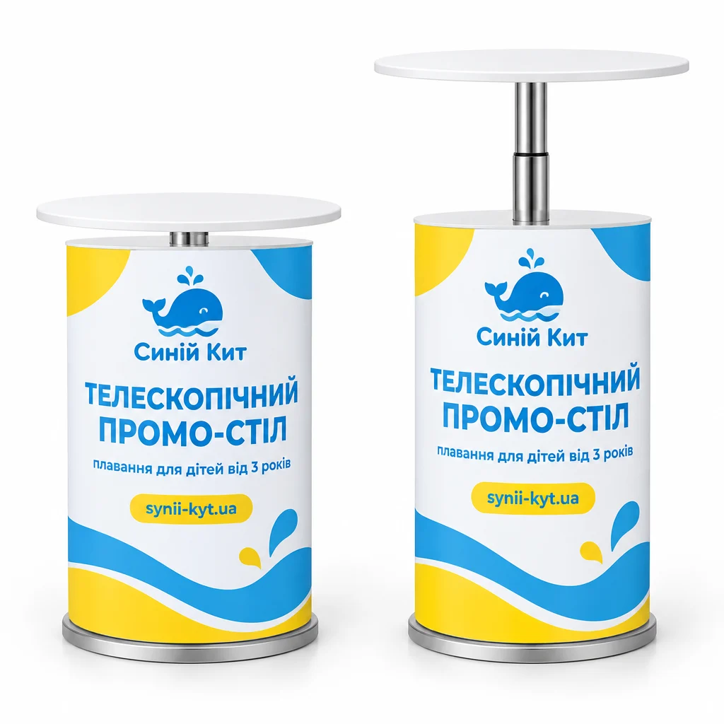 Телескопічні промо-столи