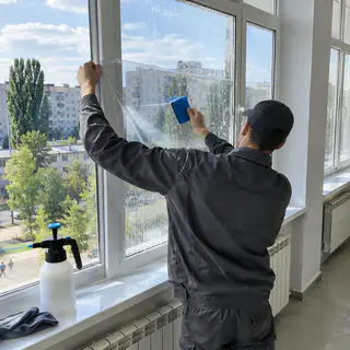 Мокрий монтаж бронеплівки (ілюстрація)