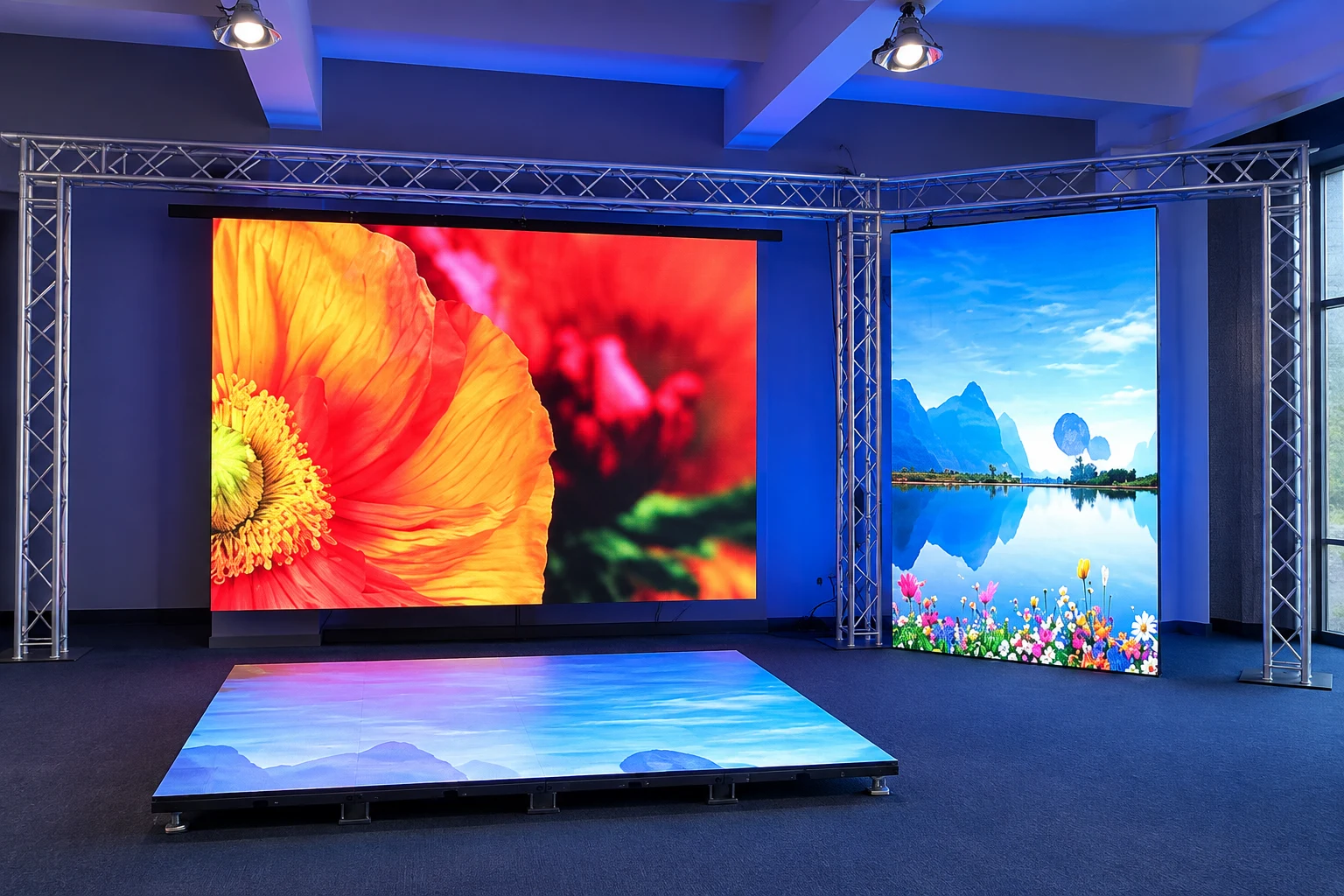 Оренда LED-екранів у студії з яскравим показом
